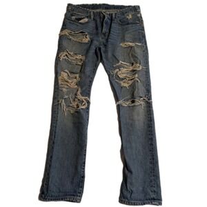 Denim & Supply Ralph Lauren Boyfriend Jeans Distressed Ripped Cotton Size 27